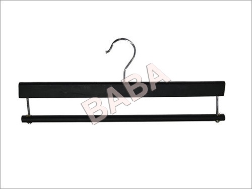 Black Wooden Throw Hangers