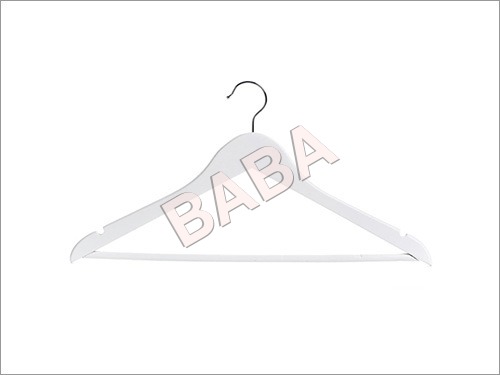 Wooden White Trouser Hangers