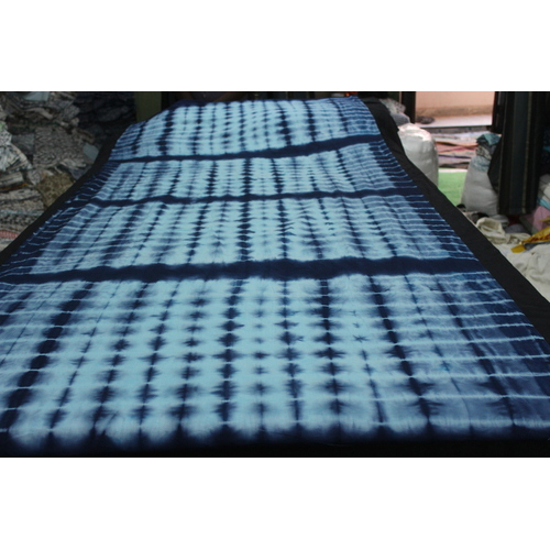 5 Meter Indian Shibori Print Fabric Sanganeri Hand Block Print Fabric