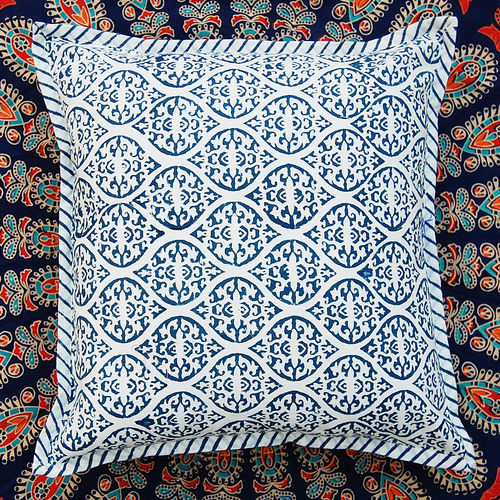 Hand Block Printed Cushion Cover