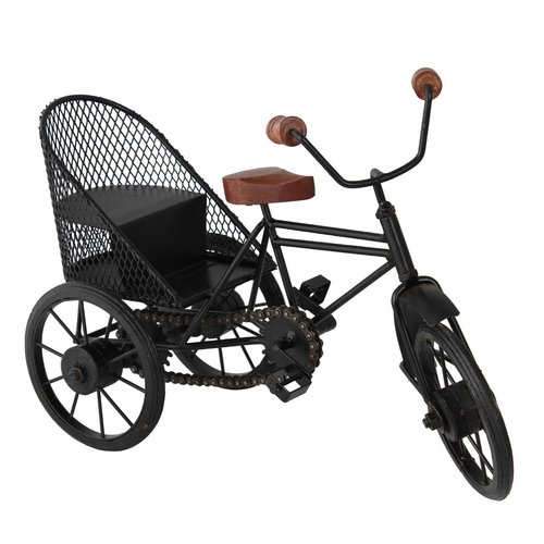 Desi Karigar  Decorative Miniature of Metal Rickshaw
