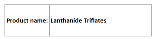triflate Compounds