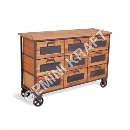 Industrial 9 Drawer Cabinet