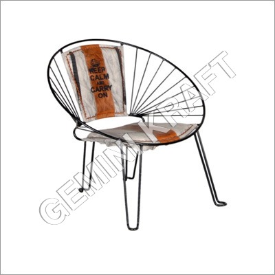 Industrial Iron Outdoor Metal Chair
