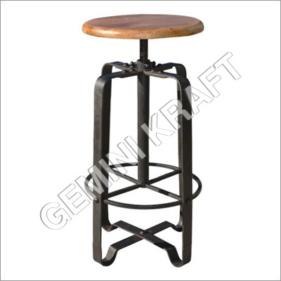 Metal Industrial Bar Stool