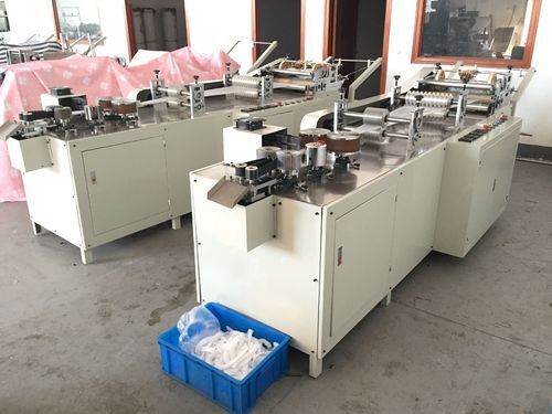 Bouffant Cap Making Machine - 400W Gas Powered, Ivory White Semi-Automatic Operation | Durable and Efficient Cap Production