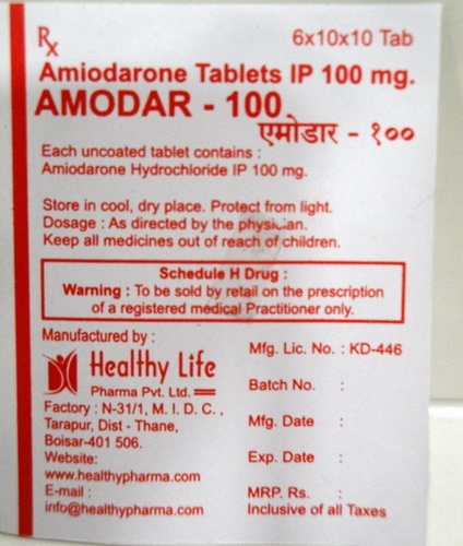 Amiodarone Hydrochloride Tablets