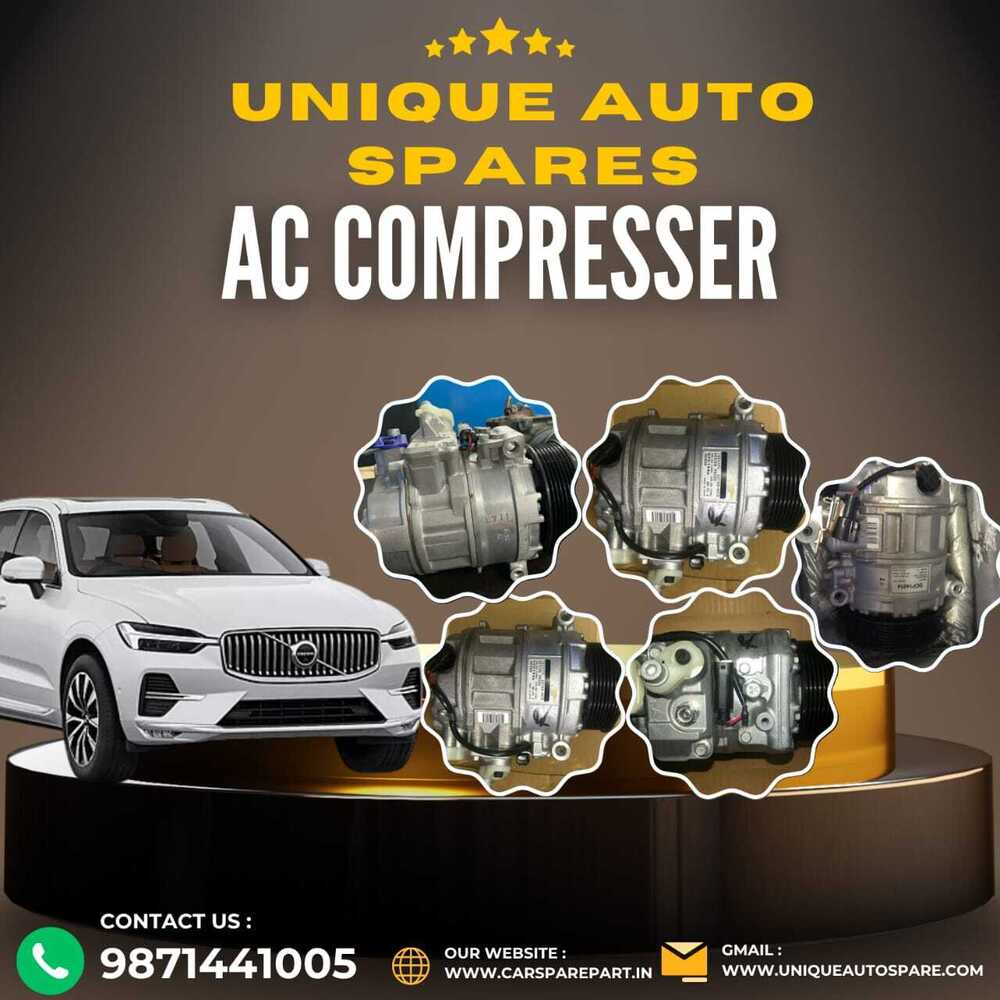 Car AC Compressor - Mild Steel Various Models for Audi A4 Q7 Q5 A6 | Powder Coated Damage and Corrosion Resistant