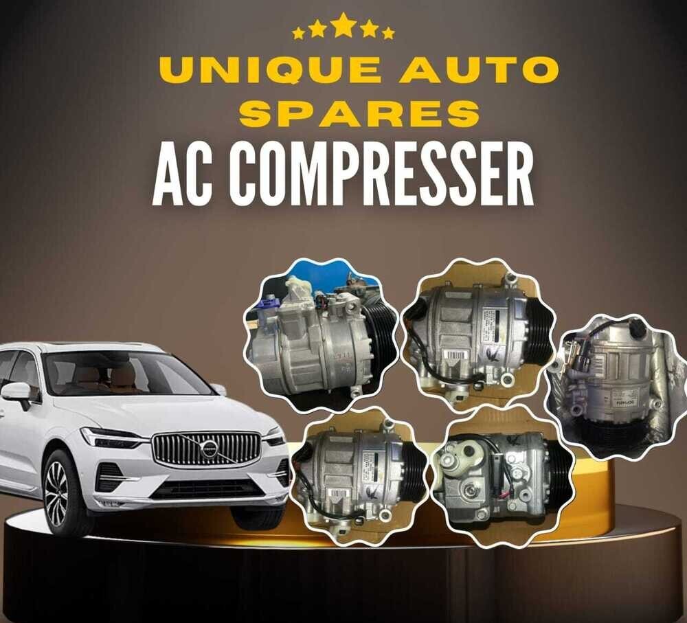 Car AC Compressor - Mild Steel, Various Models for Audi A4, Q7, Q5, A6 | Powder Coated, Damage and Corrosion Resistant