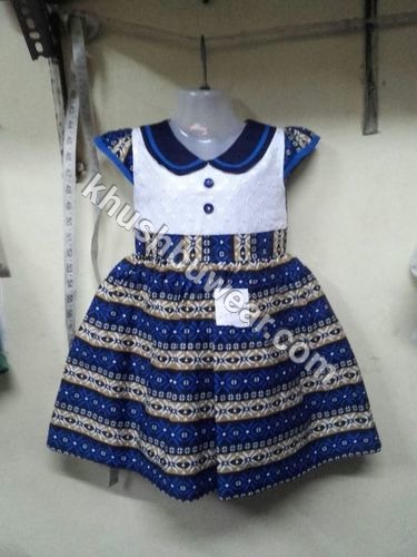 Kids Printed designer cotton frock