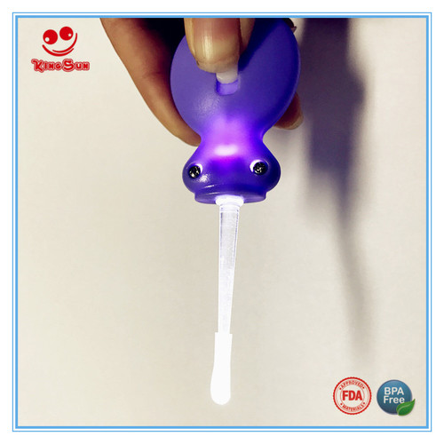 Purple Or Customized Lighted Ear Wax Removal Toolkit Luminous Earpick For Babies