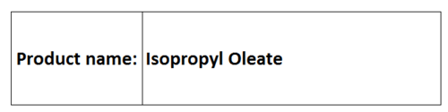 Isopropyl Oleate - Clear Liquid, C18H34O2, 0.85 g/cm³, 20 cSt | Solvent, Ester, Lubricant, Emulsifier, 99% Purity