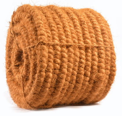 Eco-Friendly Curled Coir - Machine Twisted Coconut Fibre