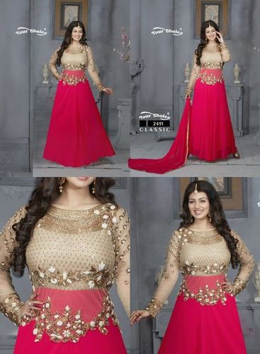 Anarkali Embroidered Salwar Kameez