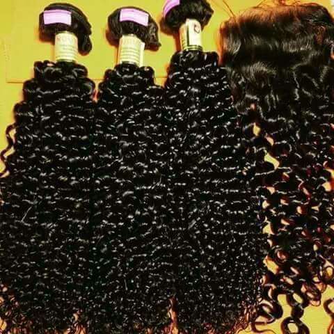 Black Natural Wave Hair Weft