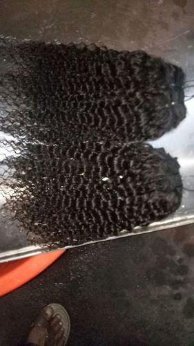 Black Curly Human Hair