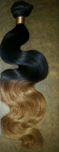 Black And Brown Indian Human Hair