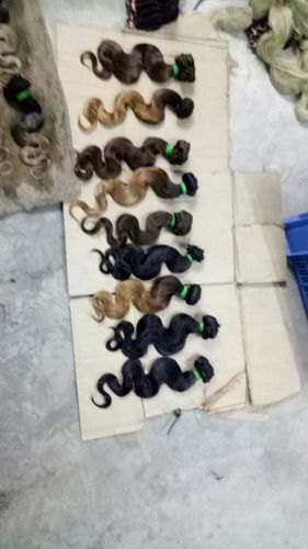 Brown And Black Human Hair