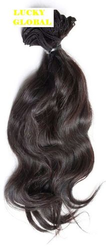 Virgin Hair - Remy Indian Hair, 203.2 To 812.8 Mm Length, Black Color, Unisex, 1 Kg Weight