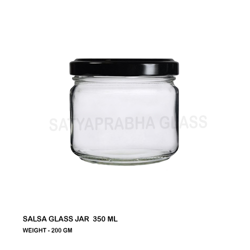350 Ml Salsa Jar - Color: Transparent