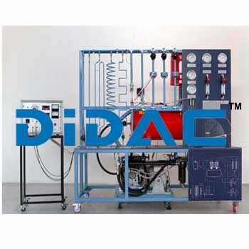 Variable Speed Two Stage Compressor Study Unit With Digital Torque Indicator By DIDAC INTERNATIONAL