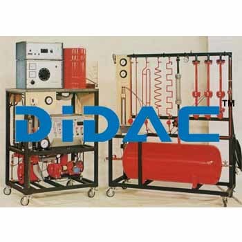 Compressors Study Unit Reciprocating And Rotative By DIDAC INTERNATIONAL