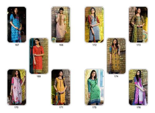 cotton satin printed suit