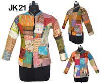 SIlk Patchwork Jacket