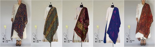 Digi micro velvet stole