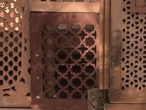 Artificial Stone Red Sandstone Jali