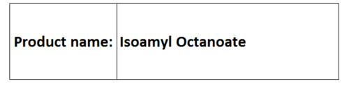 isoamyl Compounds