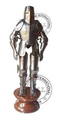 Decorative Mini Crusader Knight Full Suit Of Armour W/Stand