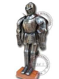 Collectible Medieval Knight Full Suit Of Armour W/Stand