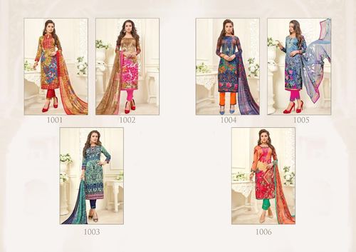 cotton satin print suit