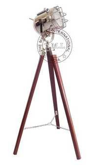 Chrome Vintage Floor Lamp With Stand