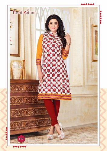 PUSHTI COTTON PRINTED DRESS MATERIAL