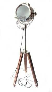 Authentic Look Floor Spotlight With Adjustable Tripod Stand