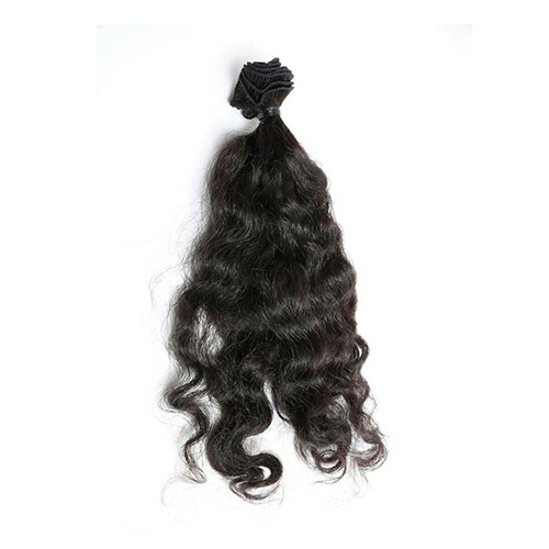 Loose Curl Weft - Remy Indian Human Hair, 203.2 to 812.8 mm Length | Black Color, Unisex Use, 1 kg Weight