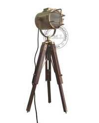 Antique Tabletop Spotlight With Stand