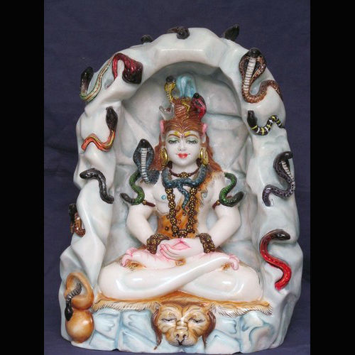 Marble Shiva Idol