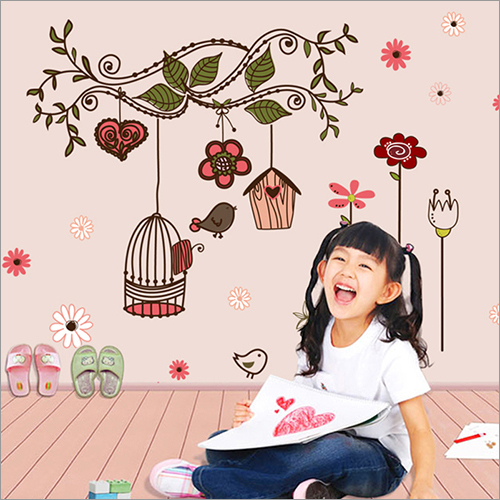 Molessi Decals Birdcage Vines Flower