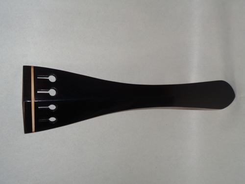Cello Tailpiece Ebony With White Fret