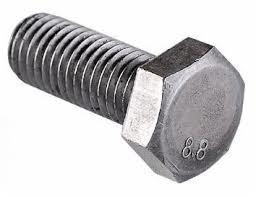 Hex Bolt 12 X 50 Diameter: M12 Inch (In)
