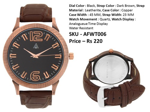 Gold Analog Watch