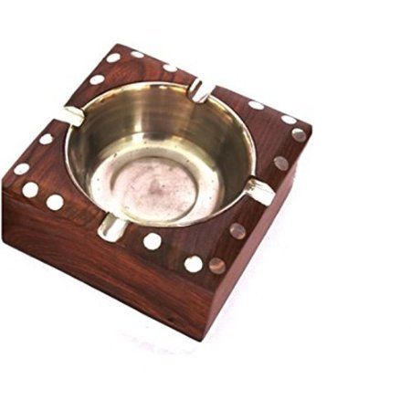 Desi Karigar Wooden Premium Quality Antique Ashtray