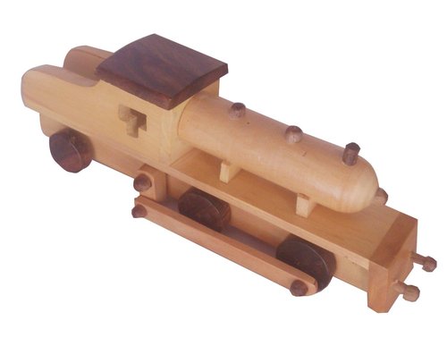 Desi Karigar Wooden Toy Engine ( Yellow )