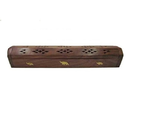 Desi Karigar Wooden, Brass Incense Holder