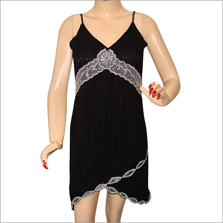 Cotton Beaded Evening Dresses