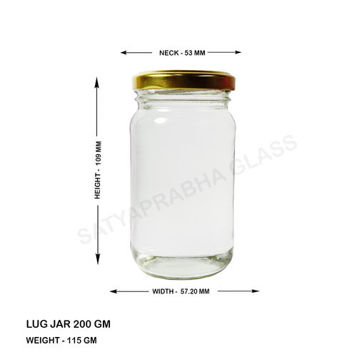 200 Gm Lug Jar