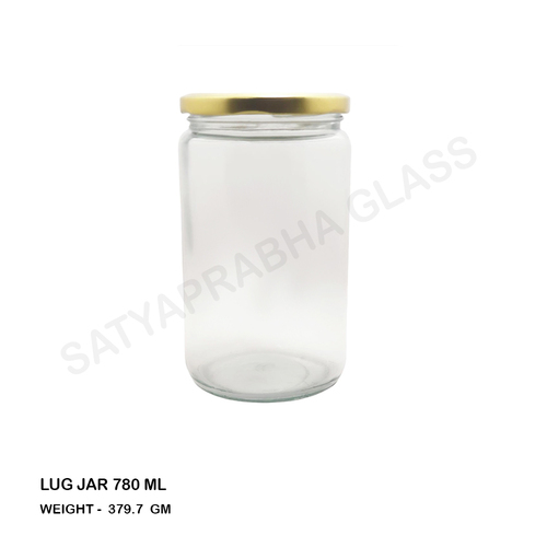 780 Ml Lug Jar - Color: Transparent